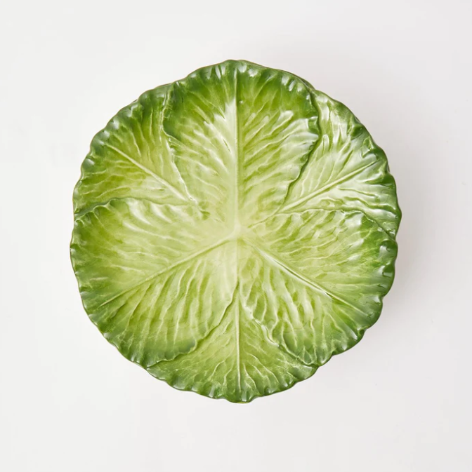 Serena Green Cabbage Plate